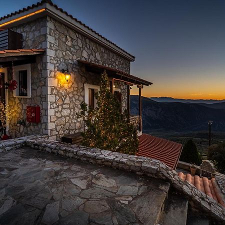 Rock Dandy Deluxe Chalet In Arachova - Delphi, Sauna, Prv Parking, Amazing View 외부 사진