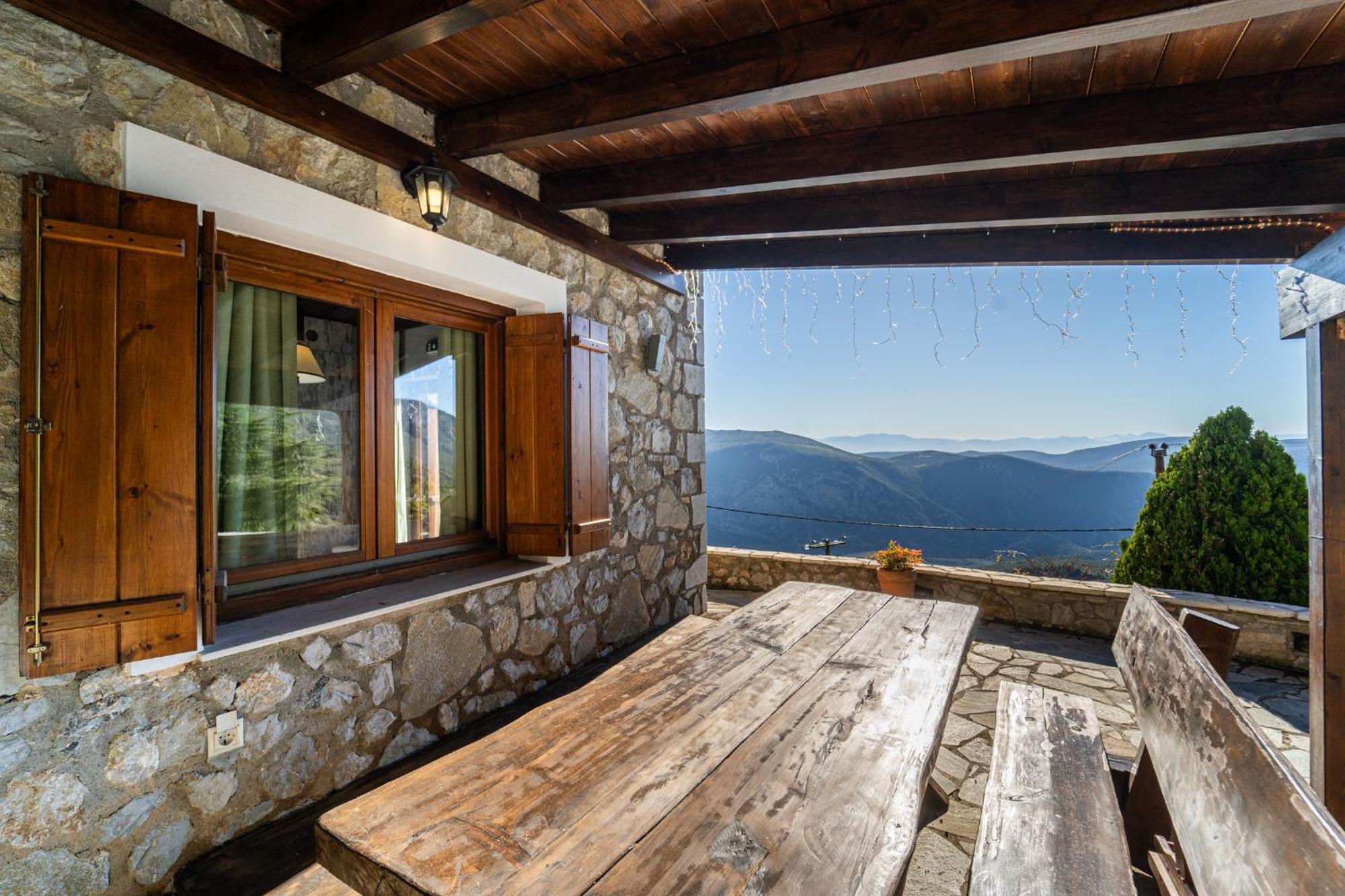 Rock Dandy Deluxe Chalet In Arachova - Delphi, Sauna, Prv Parking, Amazing View 외부 사진